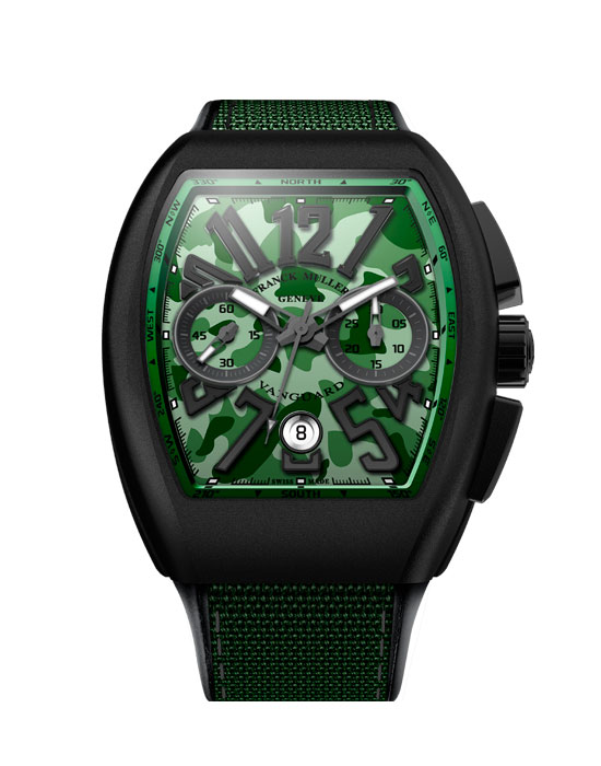 Часы Franck Muller Vanguard Camouflage V_45_CC_DT_CAMOU-green